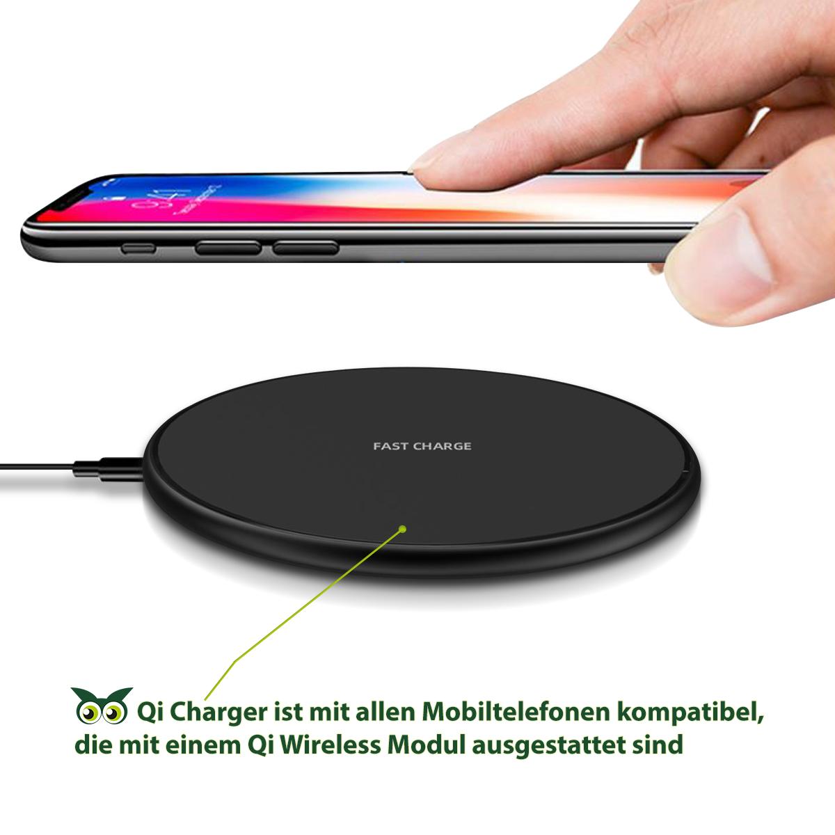 QI Wireless Schnell Ladegerät Apple iPhone 11 Pro Max Kabellose Qi Handy Ladestandards günstig kaufen | eBay